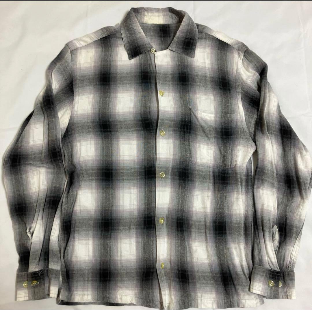 な*の様 タウンクラフト？　60s オンブレ レーヨン　シャツ　白黒 楽天市場】【10％OFFクーポン対象】TOWNCRAFT（タウンクラフト） 60s