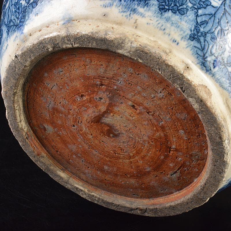 瀬戸焼 古瀬戸染付 菊文 壷 M R7323F - メルカリ