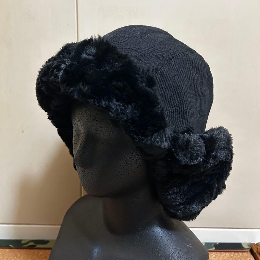 美品 LIMI feu ヨウジヤマモト フライトキャップ ブラック LIMI feu × New Era 20th anniversary collaborationHEADWEAR