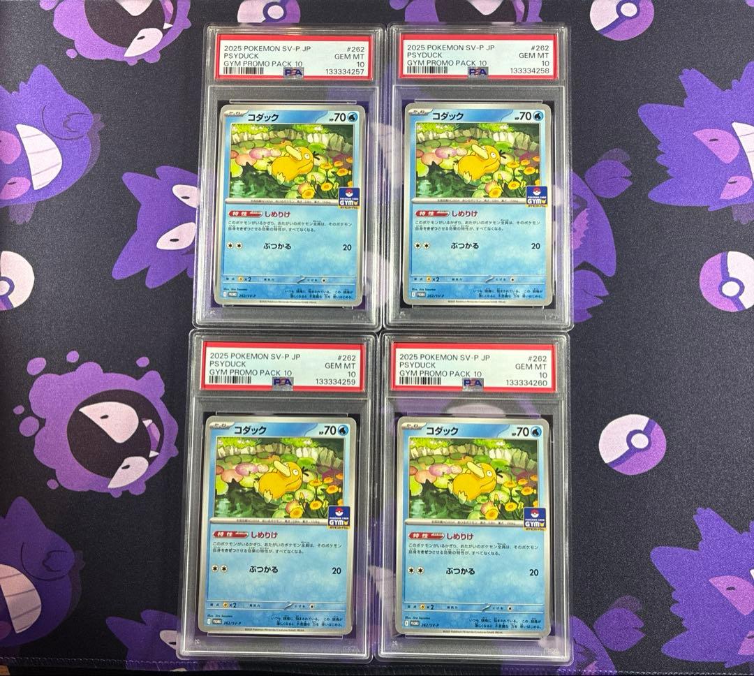 【PSA10】4連番　コダック ジムプロモ しめりけ 262/SV-P