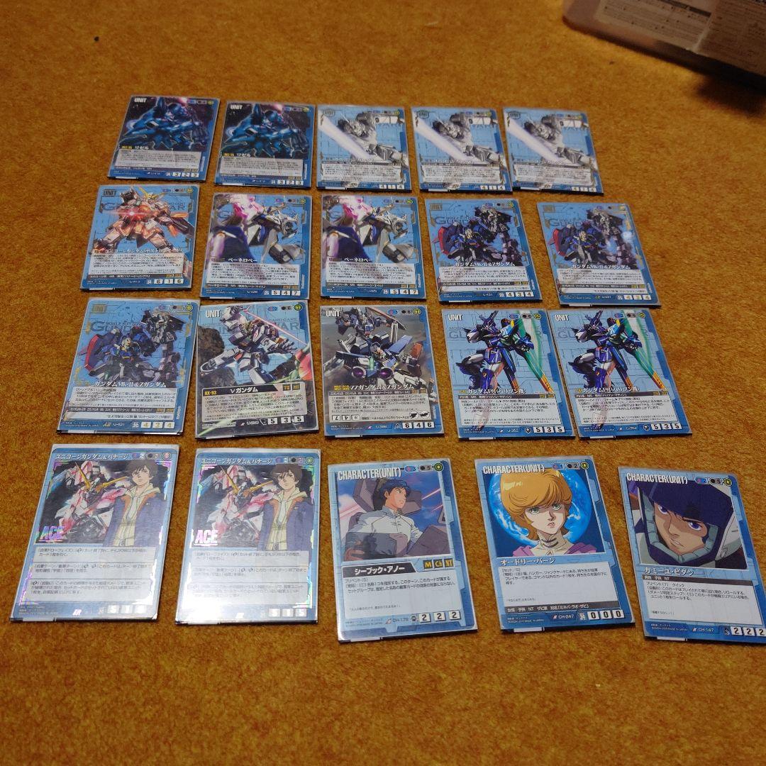 ガンダムウォー　青単　ユニコーンデッキ　パーツセット ガンダムウォー 青単ユニコーン デッキ｜Yahoo!フリマ（旧PayPayフリマ）