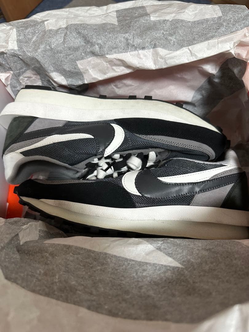 sacai × Nike LD Waffle \"Black\" 27.5cm 黒