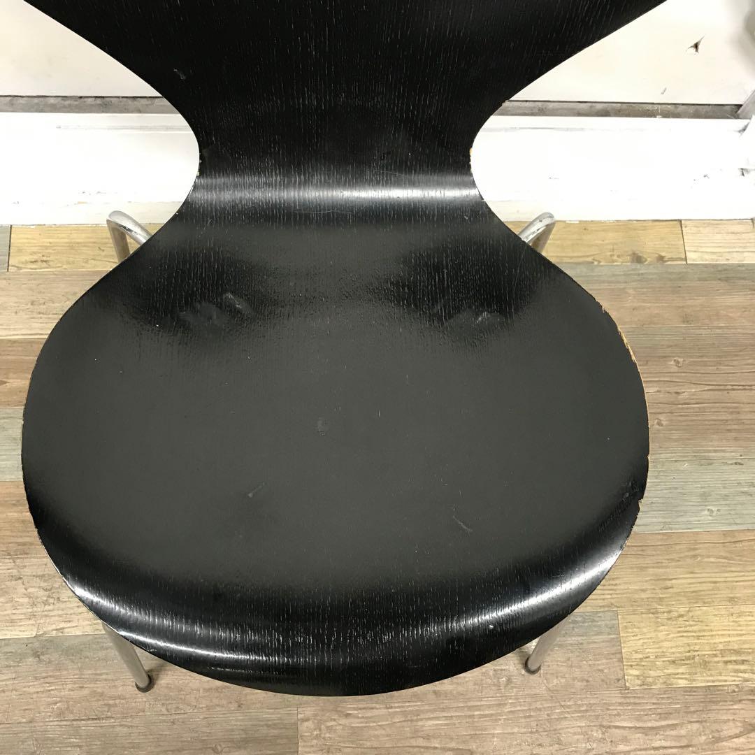 訳あり・傷多数】 FRITZ HANSEN セブンチェア ブラック系 ① - メルカリ