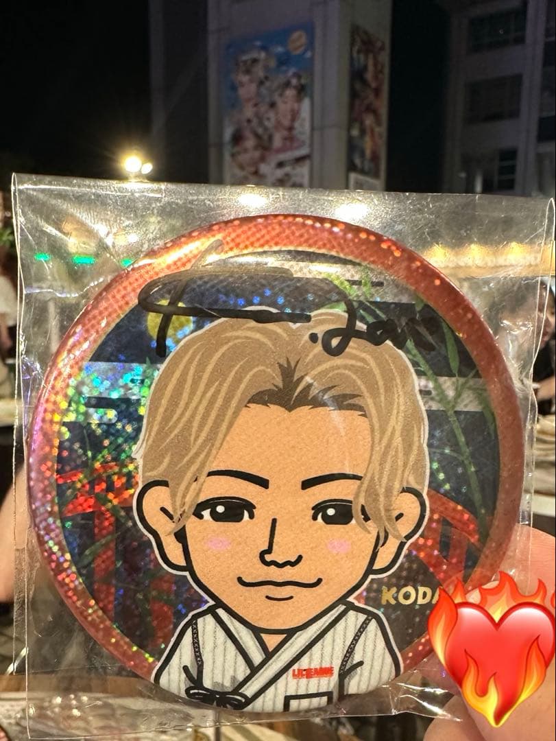 LIL LIL LEAGUE 山田晃大 サインバッジ LEAGUE リルリーグ 山田晃大