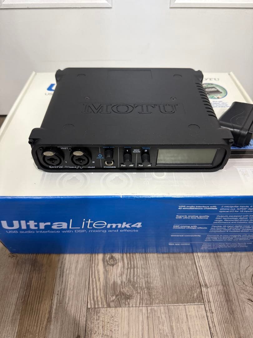 MOTU UltraLite mk4 オーディオインターフェイス 使用レビュー】MOTU UltraLite mk4 - DreadRock.org