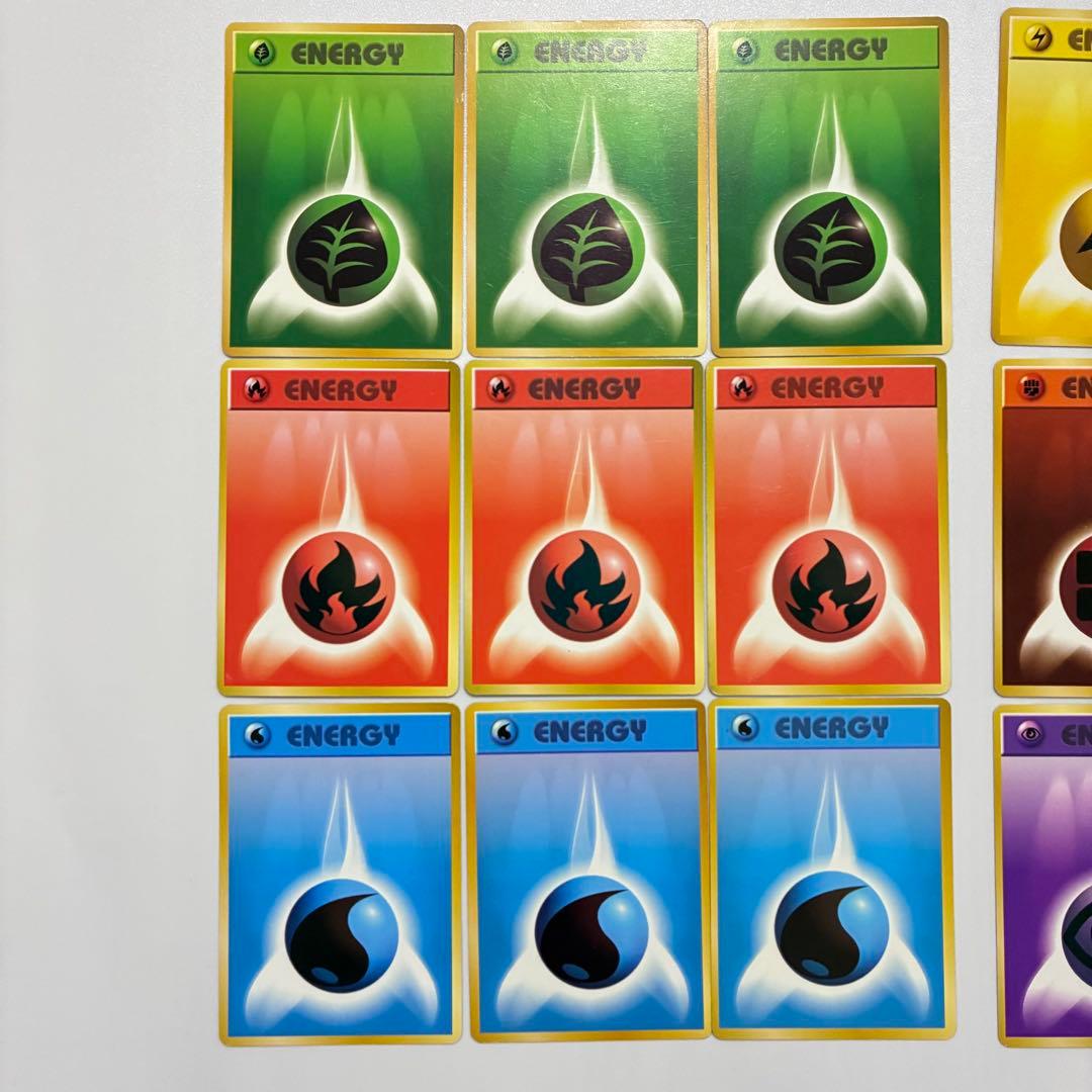 旧裏ポケモンカード エネルギーカード18枚③ - メルカリ