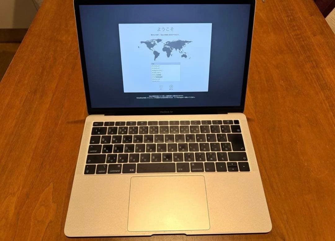 Macbook Air 13-inch 2018年モデル 121GB