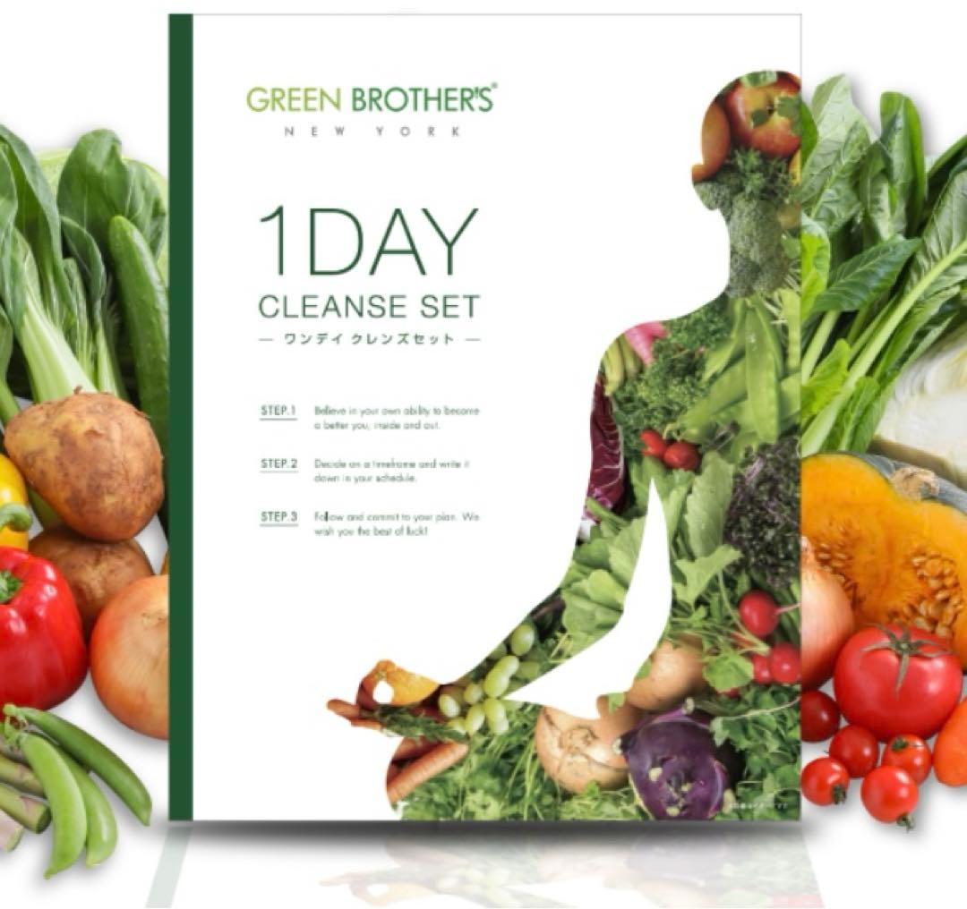 グリーンブラザーズの1DAYクレンズセット2セット分ばらうり可