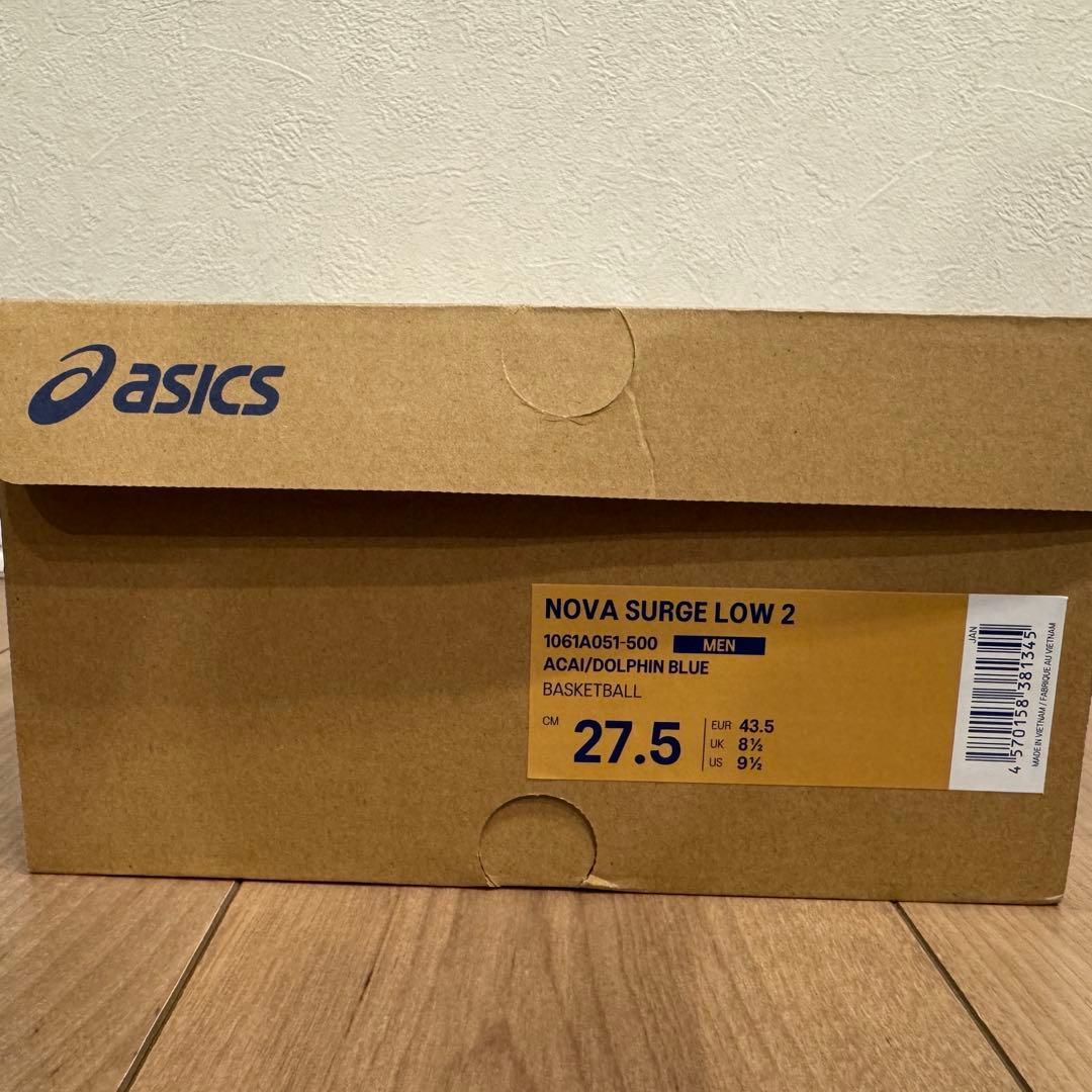 asics nova surge low 2 ノヴァ サージュ　27.5cm