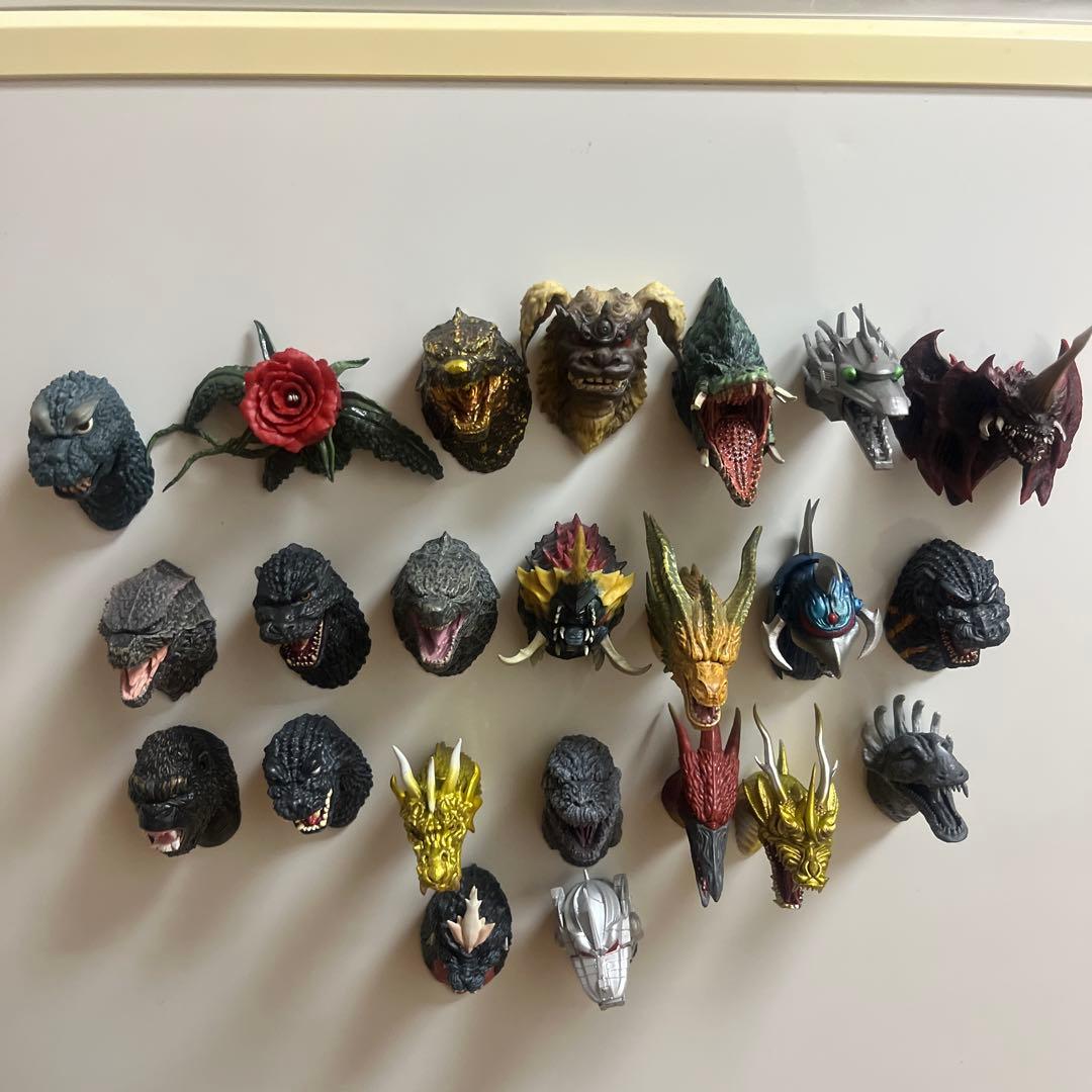 ゴジラヘッドフィギュアセット 23体　一番くじ