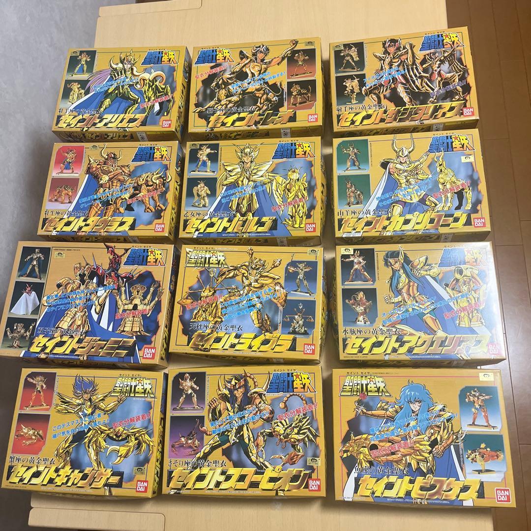 聖闘士星矢　ゴールドクロス　プラモデル　コンプリート12体+ジャンク2体