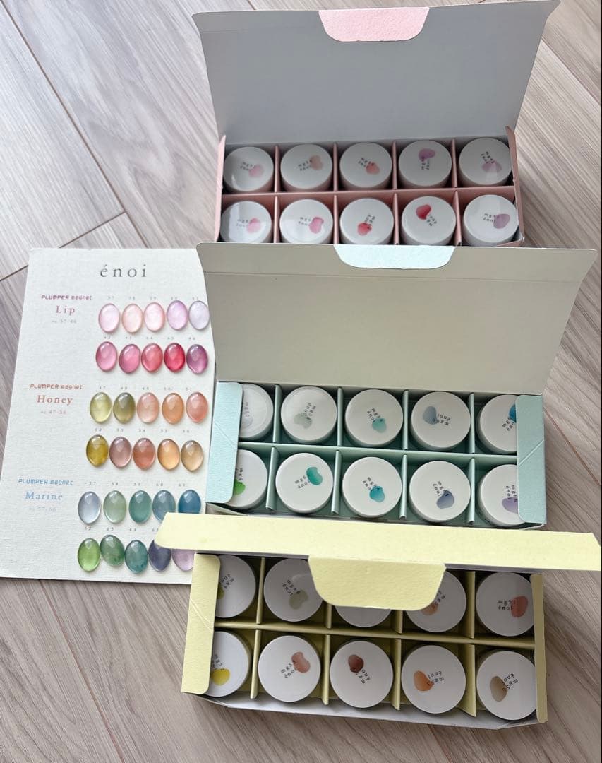 enoi エノイ　プランパーマグネット　 全色セット　リップ　ハニー　マリン