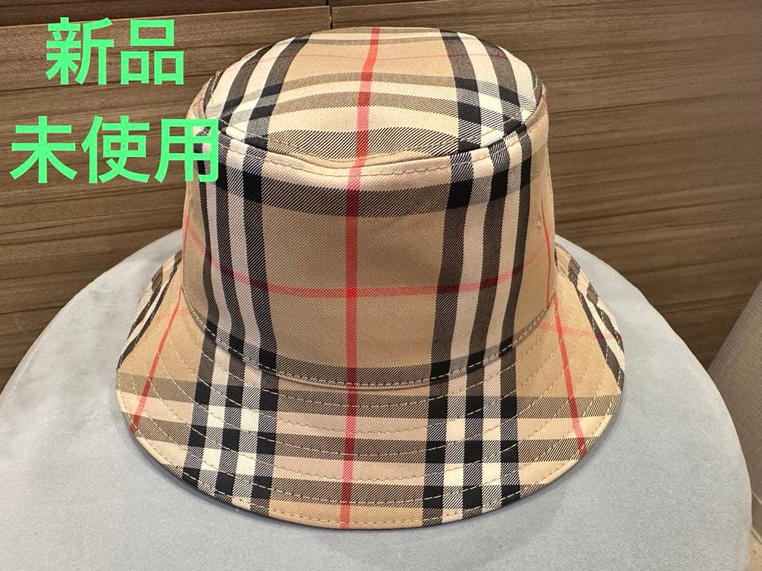 バーバリー BURBERRY キッズ 帽子 バケットハット 12M〜18M