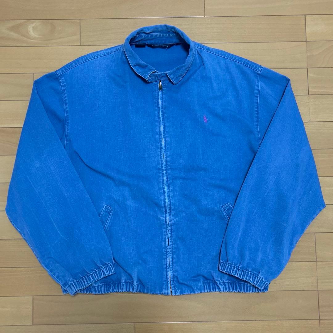80s Polo by Ralph Lauren usa製　デニムスイングトップ