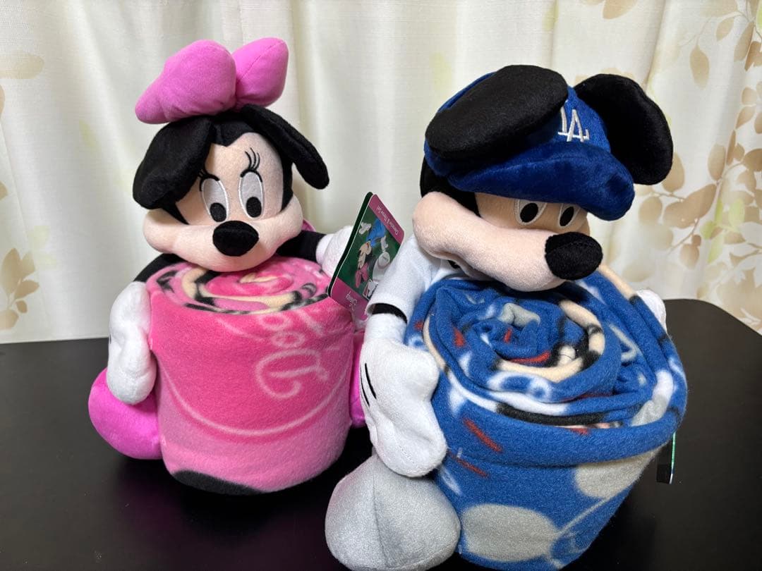ミッキー &ミニーとブランケットのセット✳︎ドジャース/エンゼルス/大谷翔平