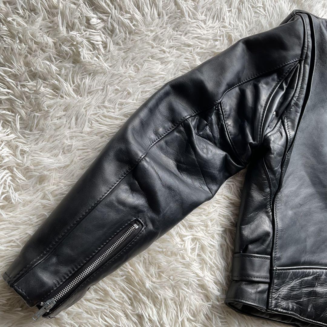 米国製✨schott 618 レザージャケット ダブルライダース 40 ブラック