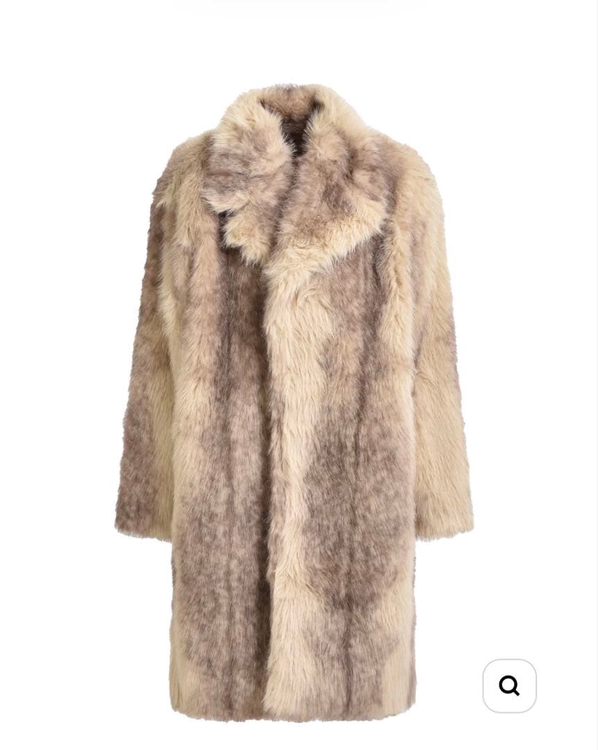 breath faux fur coat yzerr sad kid yaz着用