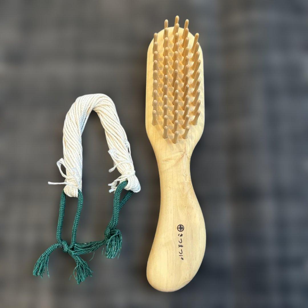 新品未使用　喜多つげ製作所　さつまつげブラシ ブラシ専用クリーナー - 薩摩つげ櫛～喜多つげ製作所