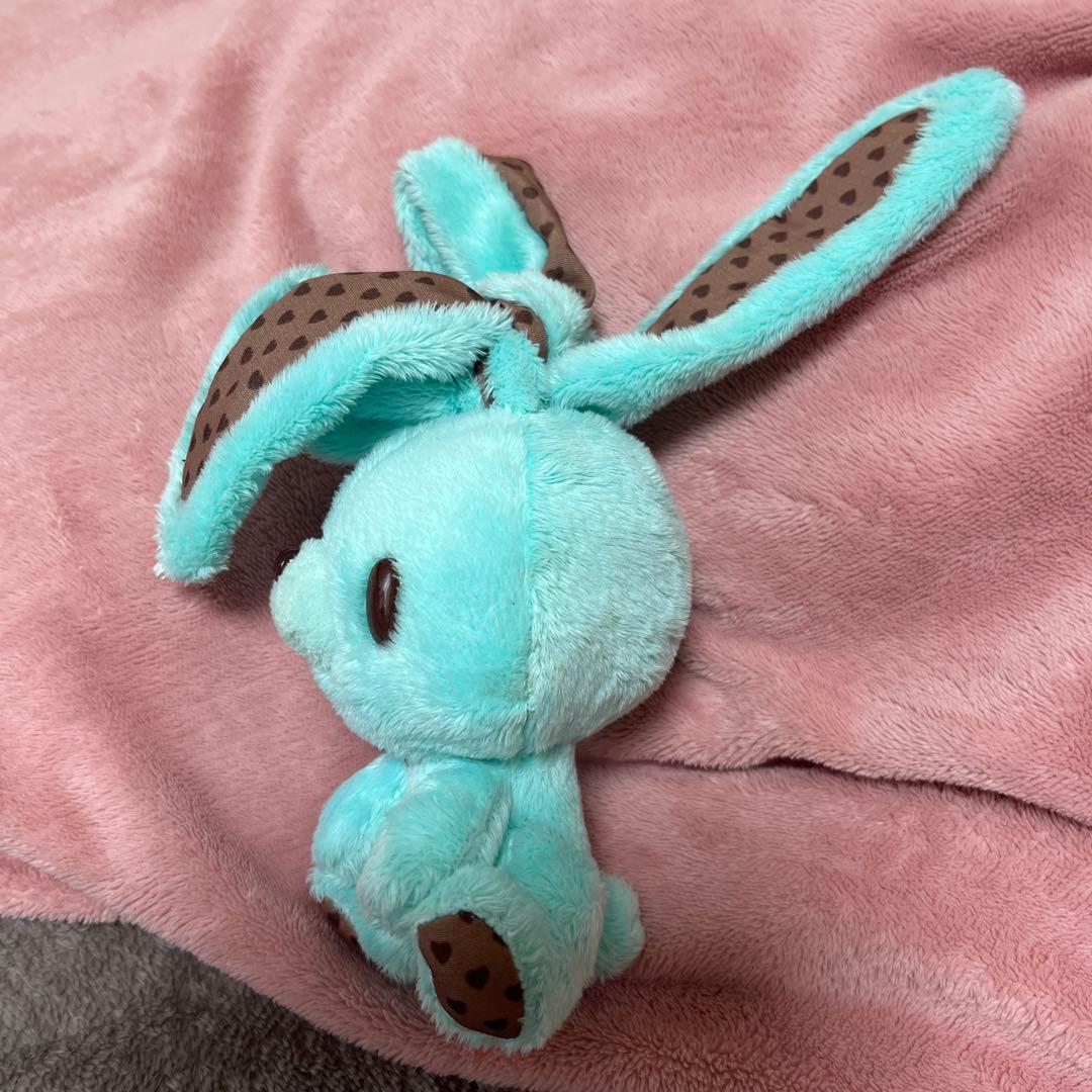 汎用うさぎチョコミントカラー ぬいぐるみストラップ 第2回