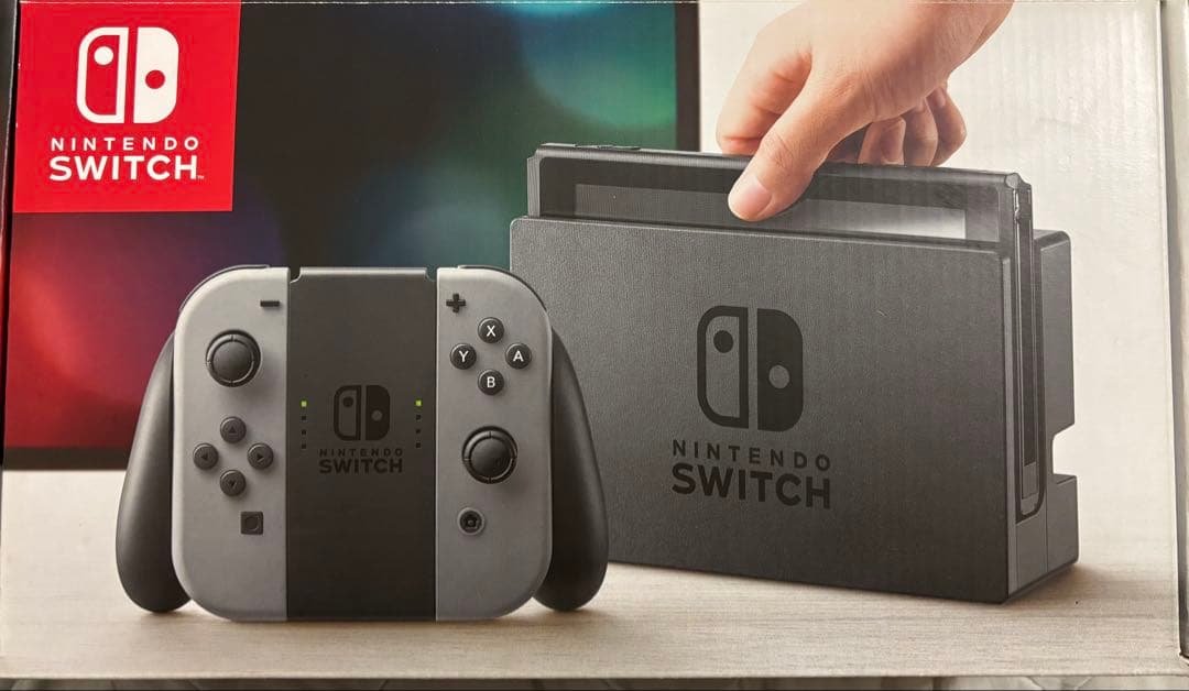 Nintendo Switch 本体 グレー 付属品・箱付き - メルカリ
