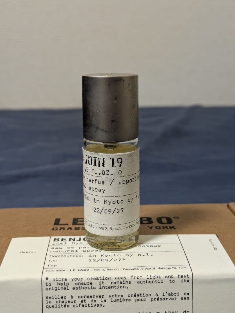 香水(ユニセックス) LE LABO BENJOIN 19