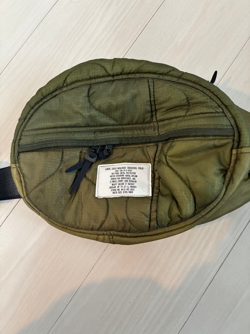 US M-65 Quilted Liner Body Bag キムタク着用