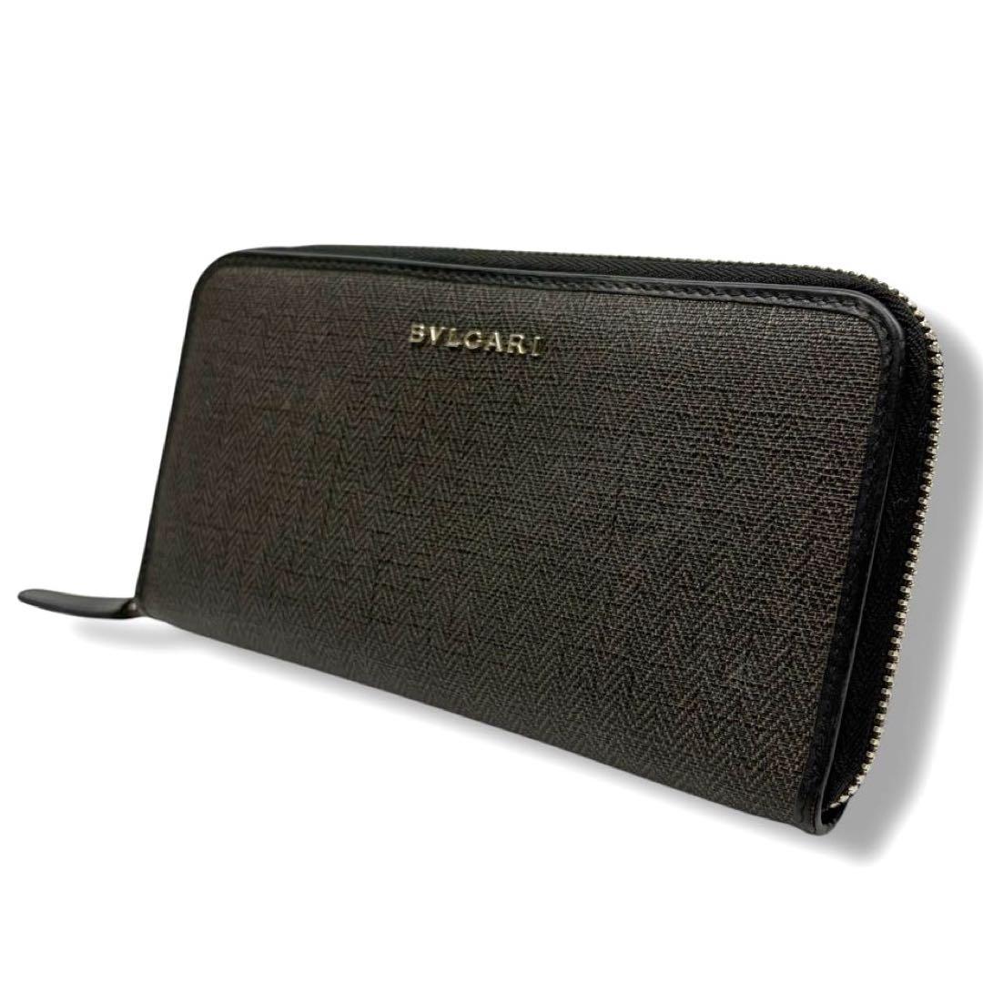 尚哉 ブルガリ ウィークエンド 長財布　ラウンドジップ　PVCレザー