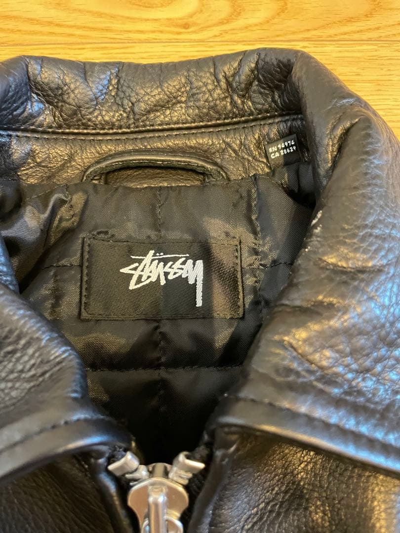 週末限定価格 25aw STUSSY LEATHER FLIGHT JACKET - メルカリ