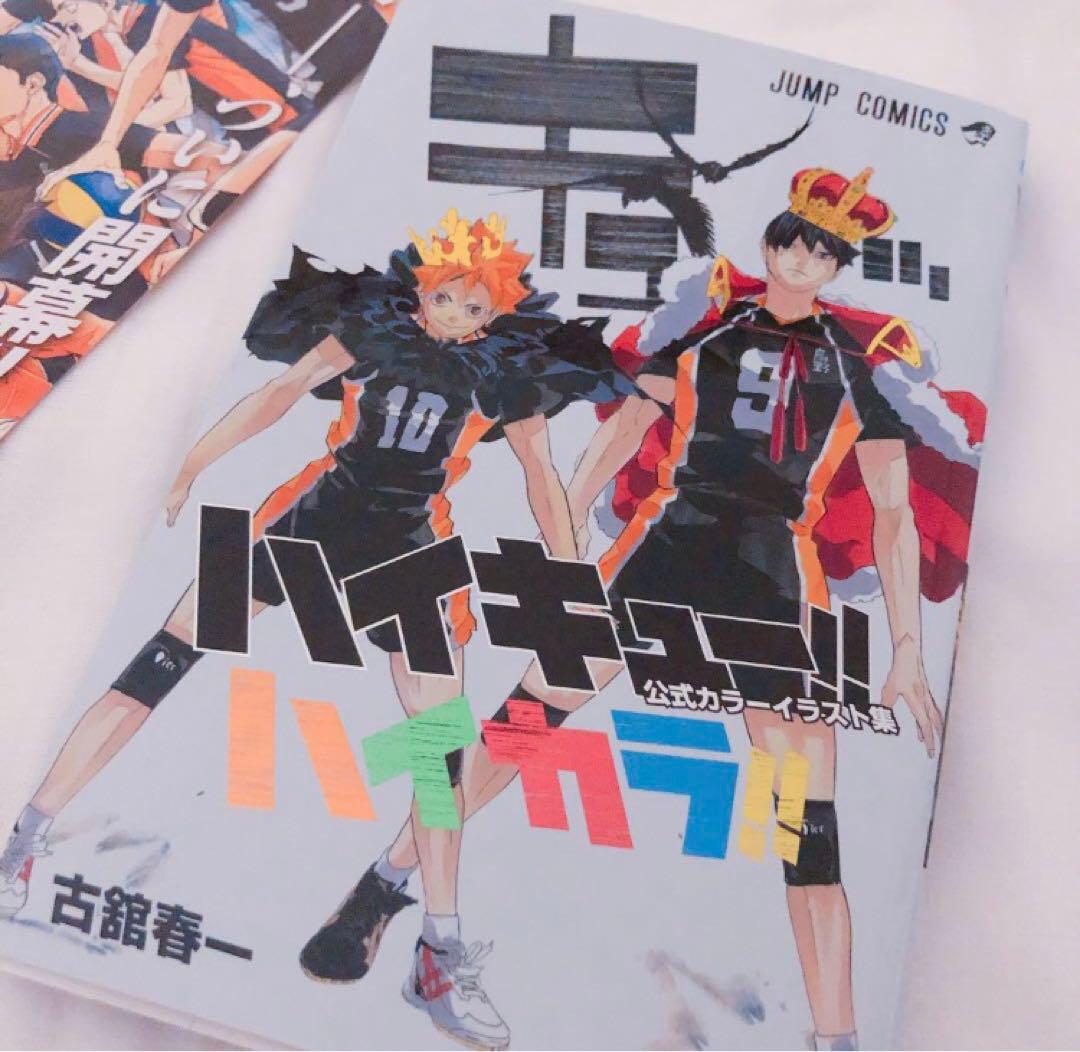 ハイキュー 公式イラスト集 ハイカラ チラシ - メルカリ