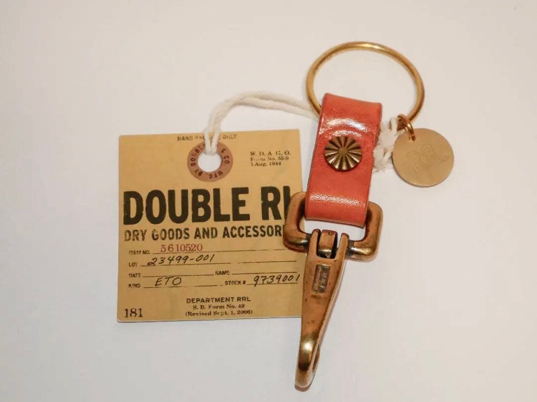 【新品未使用】RRL DOUBLE RL ダブルアールエル レザーキーホルダー 楽天市場】RRL ラルフローレン DOUBLE RL Studded Leather Key Fob