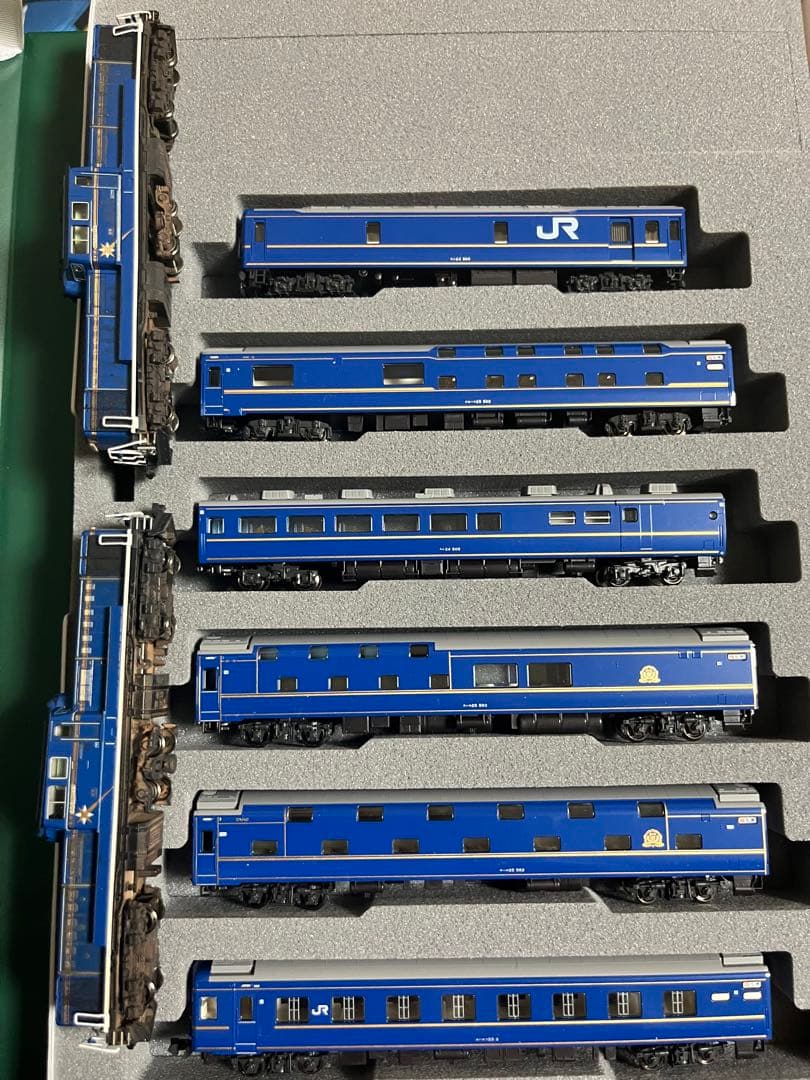 や*ん様 狂気の三百円スタート!DD51 北斗星色2台＆DX北斗星基本セット DD51 1000番代 北斗星色（JR北海道色） が入線しました。 TOMIX 2251