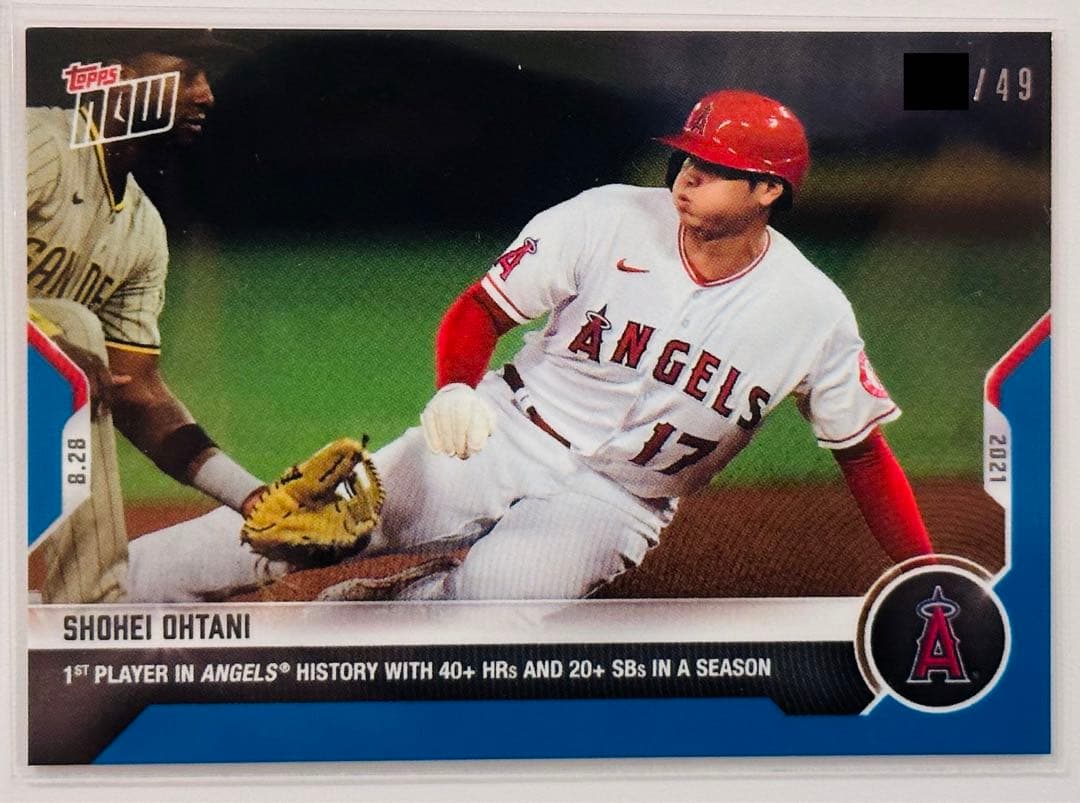 【送料込】 シリアル49枚限定 Topps Now 大谷翔平 パラレル