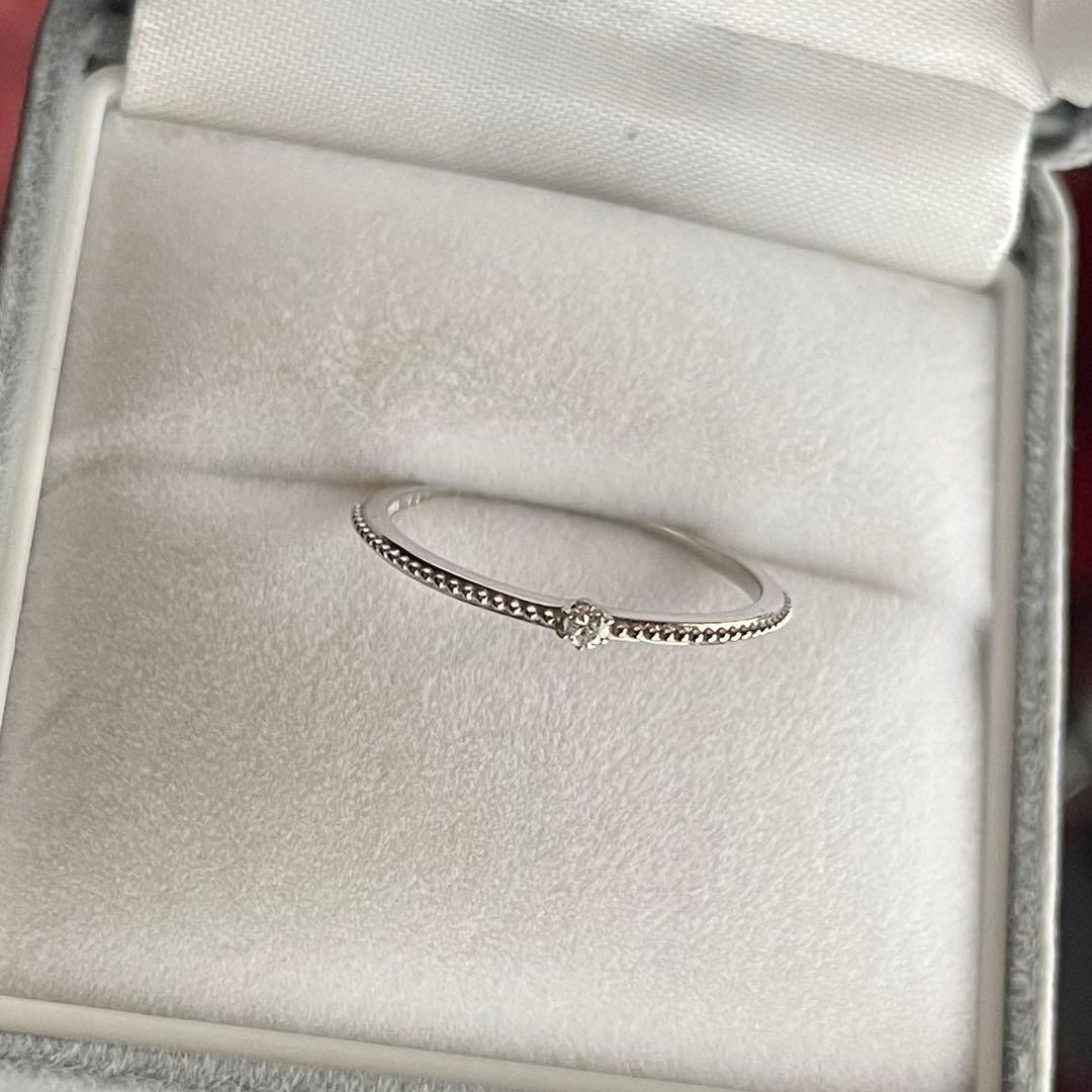 K10 WG ダイヤモンド 0.02ct 指輪 12号