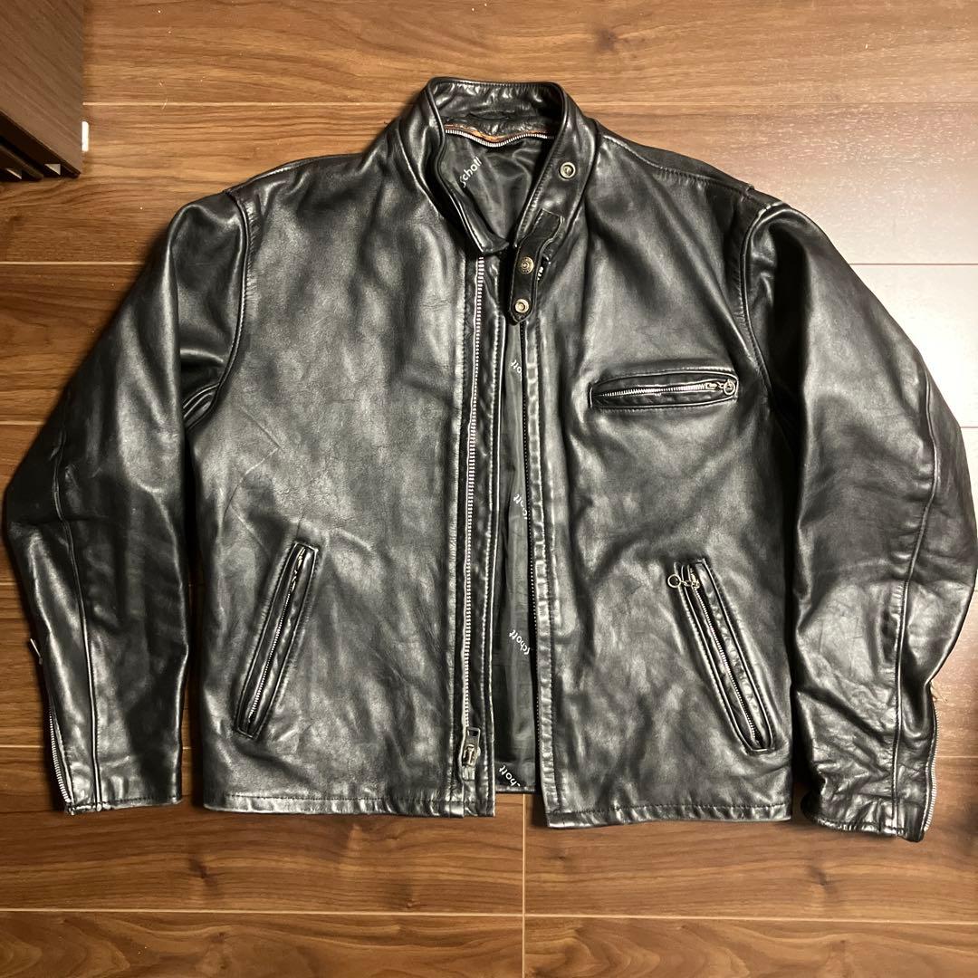 Schott ショット シングルライダース641 サイズ42 TALONジップ