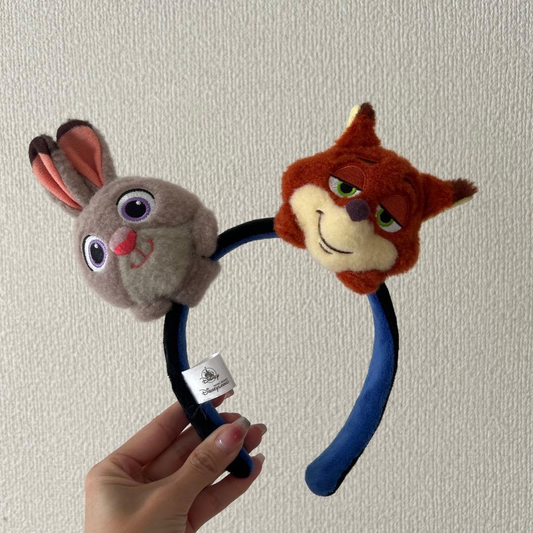 ズートピア ニック カチューシャ カスタムパーツ 香港ディズニー 日本