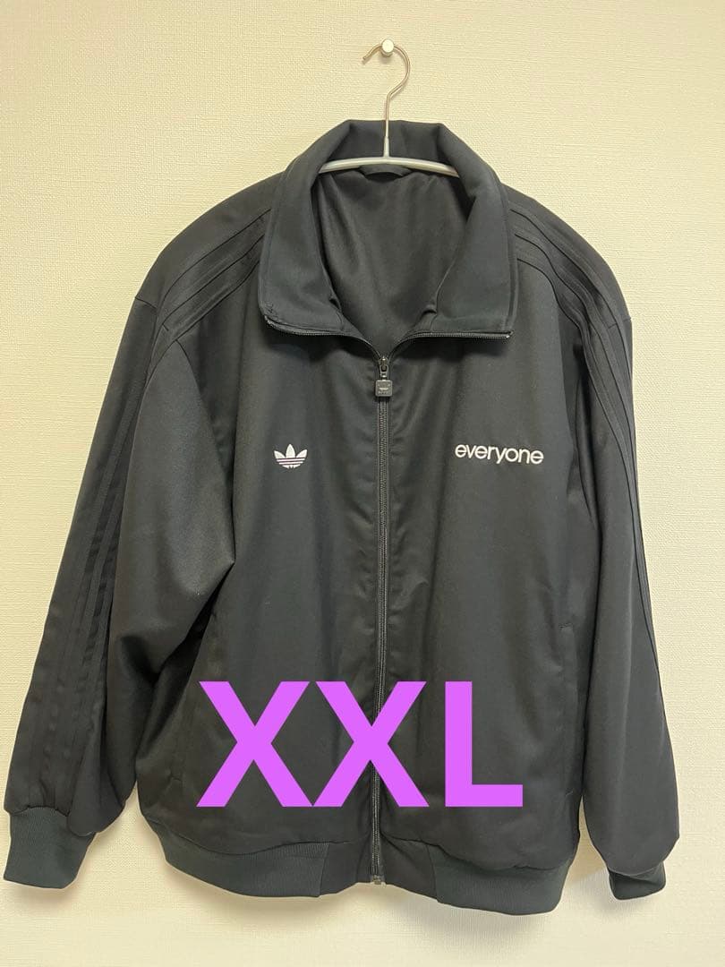 ジャケット・アウター adidas everyone TRACK TOP (BLACK) XXL