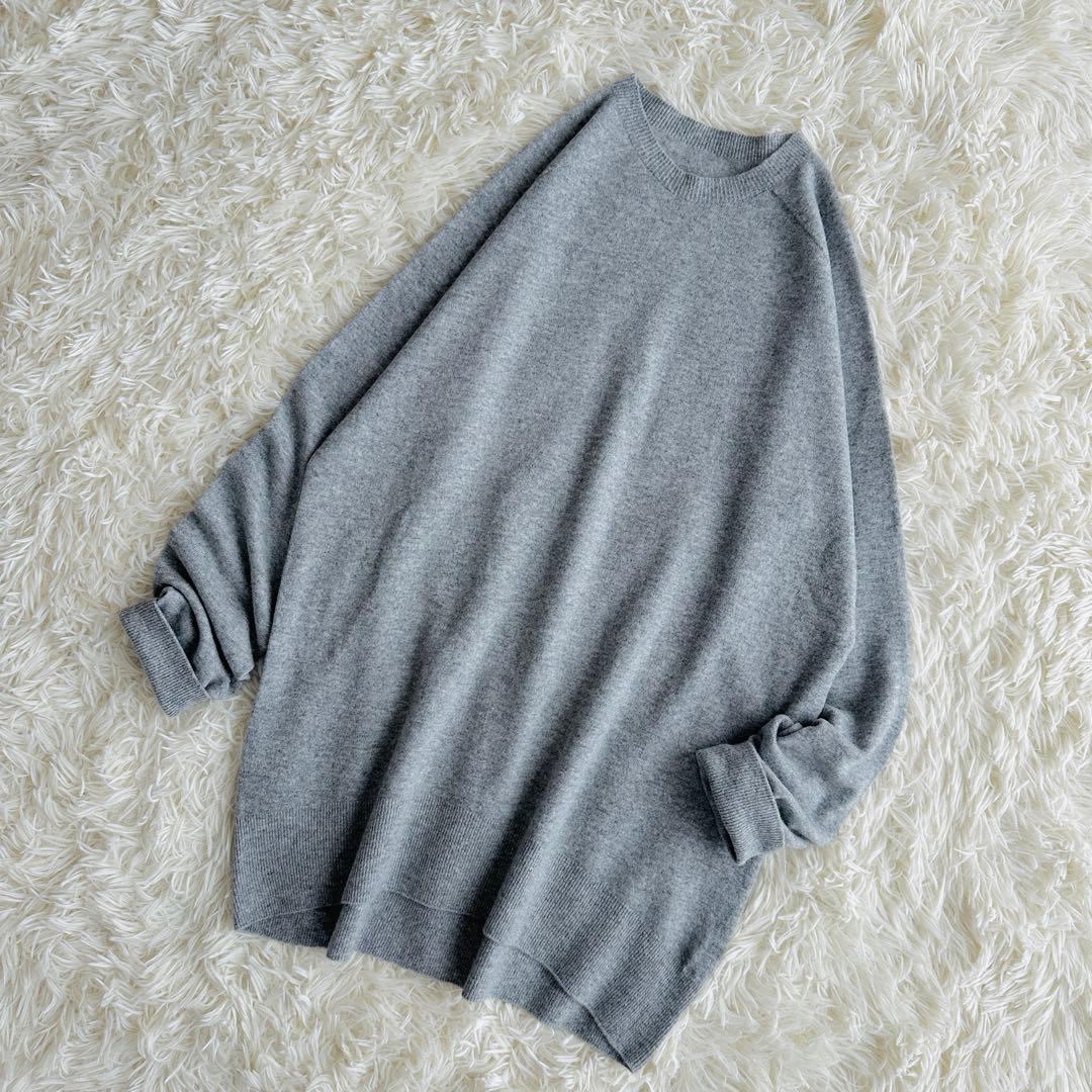 【極美品】ドゥーズィエムクラス　CAPRIクルーネックプルオーバー　グレー