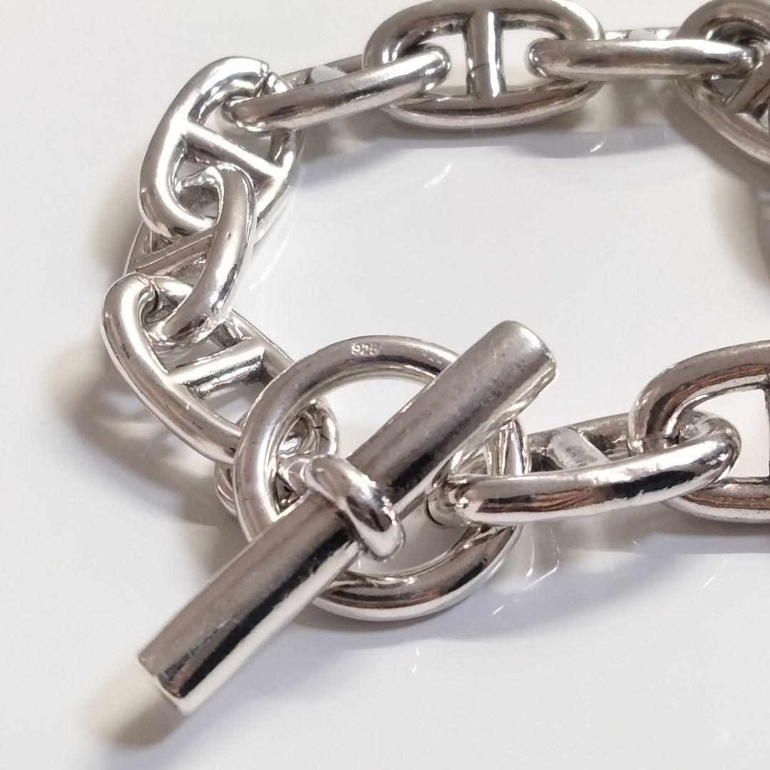 シェーヌダンクル ブレスレット アンカー チェーン メンズ シルバー