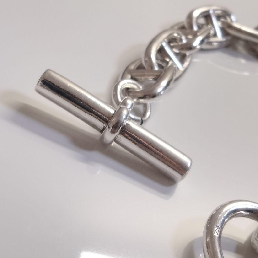 シェーヌダンクル ブレスレット アンカー チェーン メンズ シルバー