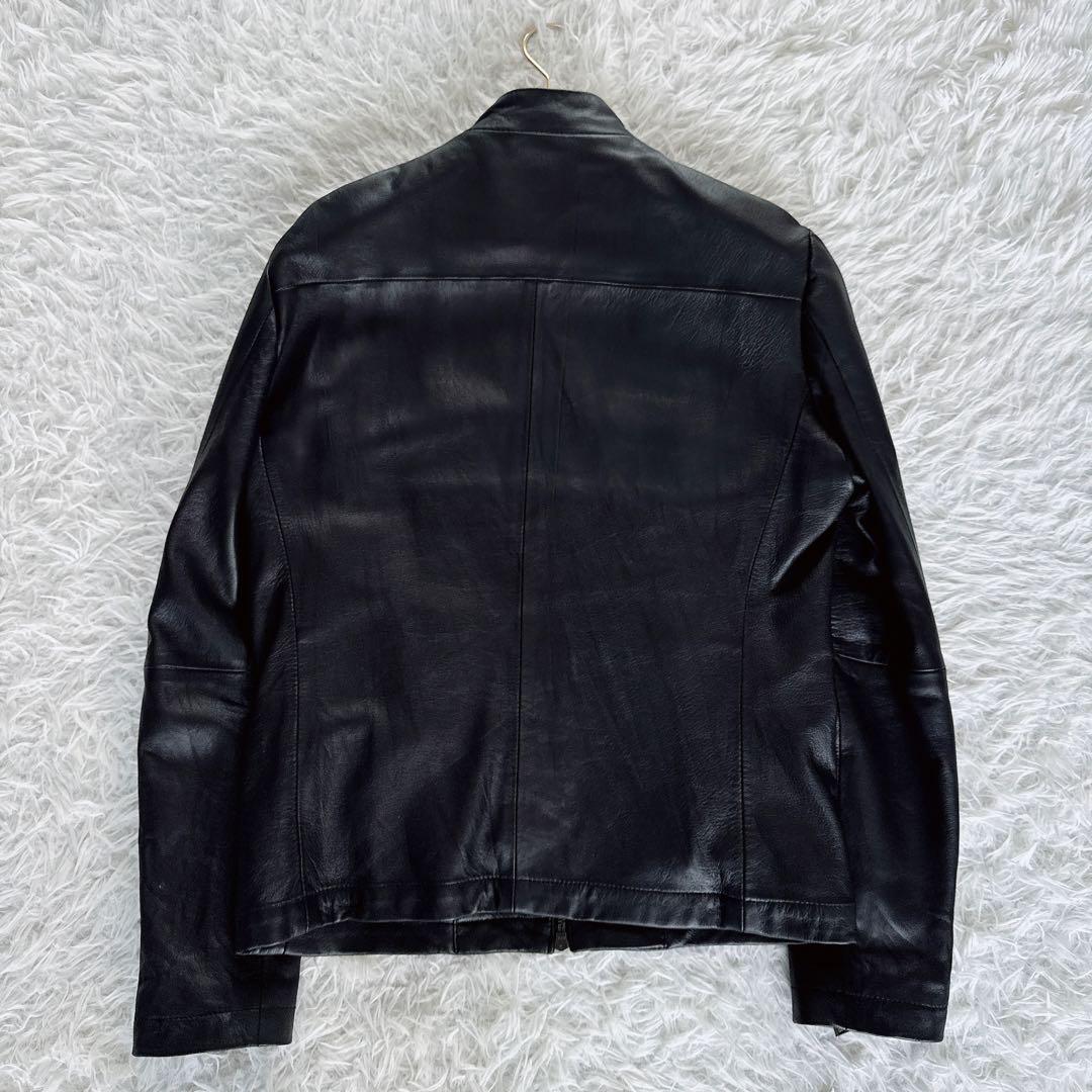EPOCA UOMO】シングルライダース 羊革 ブラック 46サイズ - メルカリ