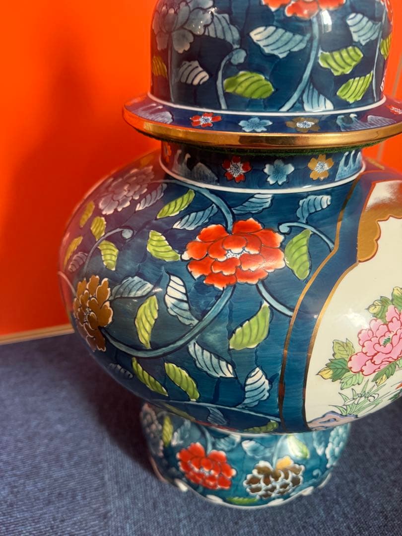 1955 366 有田焼 金龍窯 博山作 沈香壷 飾壷 - メルカリ