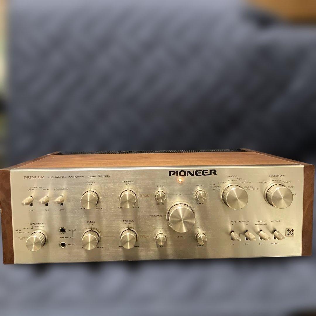 【Ｌｅｋ】 《超貴重》パイオニアO A80Aプリメインアンプ 4T