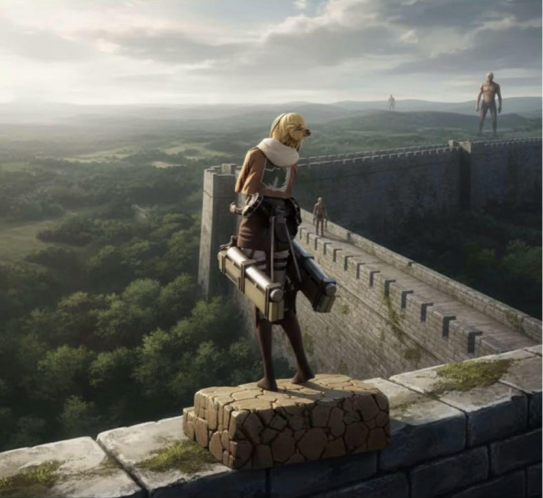 新品】進撃の巨人 アニ・レオンハート フィギュア ガレージキット 29cm