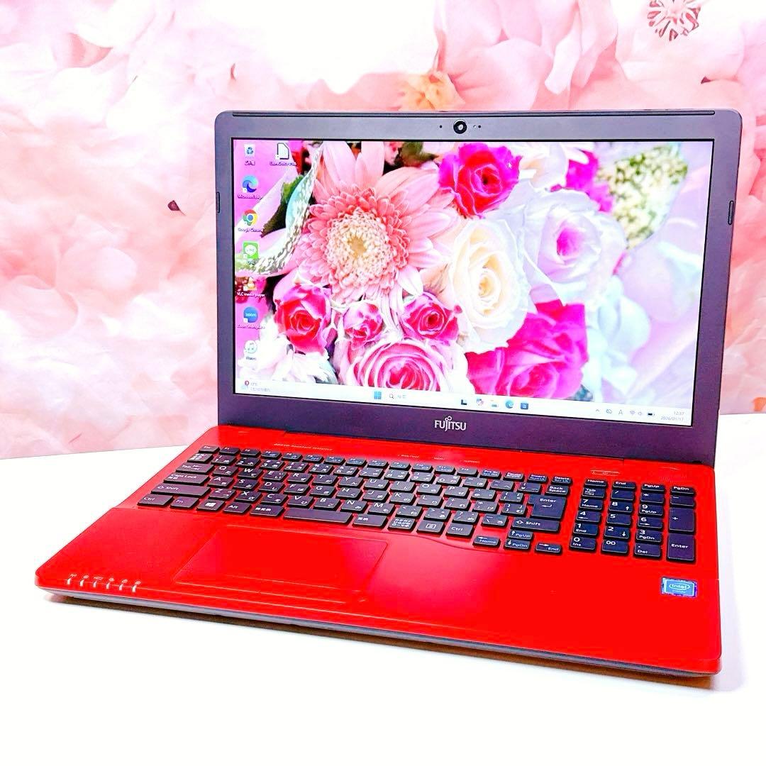 美品✨新品快適SSD✨windows11 ノートパソコン✨オフィス カメラ 薄型