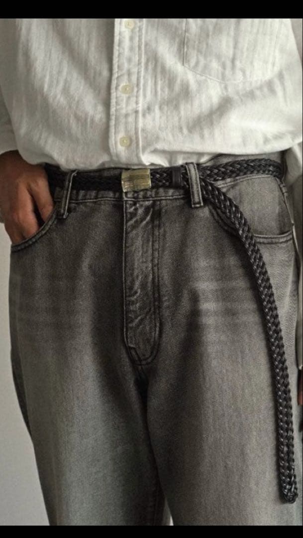 shiun/SLIDE BUCKLE MESH BELT 未使用品