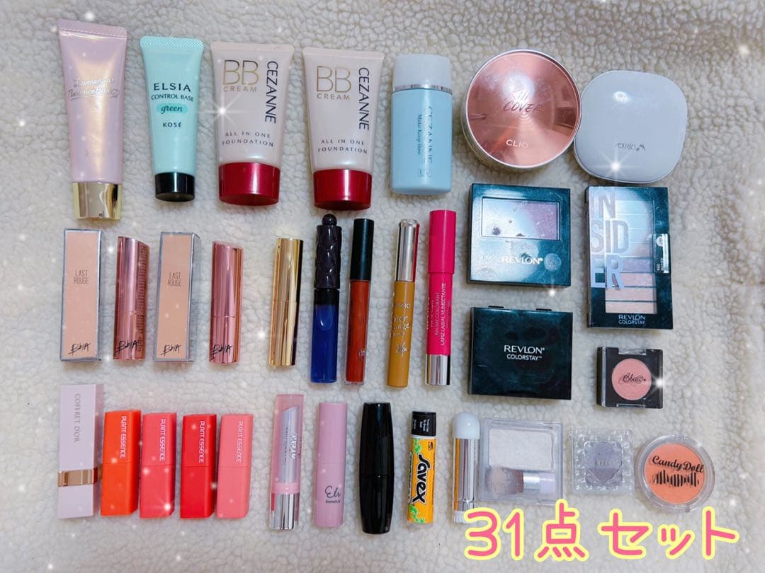 口紅 CEZANNE CLIO REVLON COFFRETD'OR CHIFURE