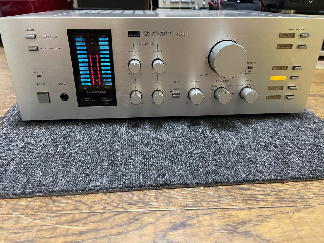 e*y様 動作品】 Sansui AU-D7 プリメインアンプ