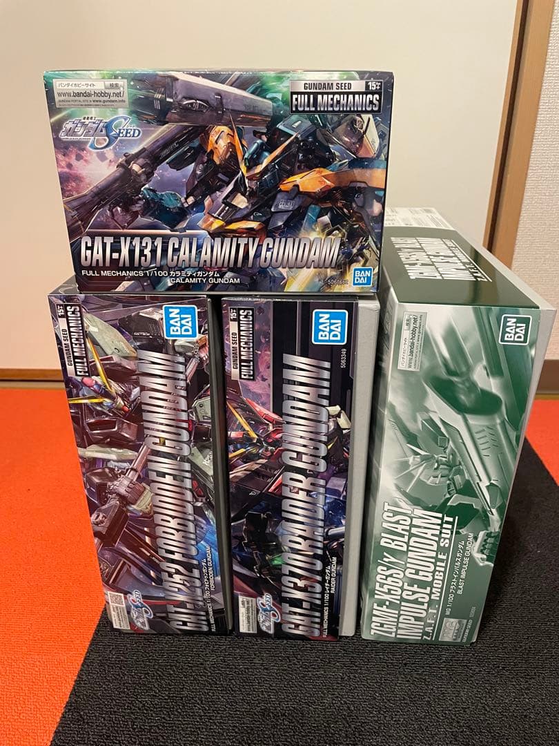 ガンプラSEED FULL MECHANICS 3体セット　MG1体