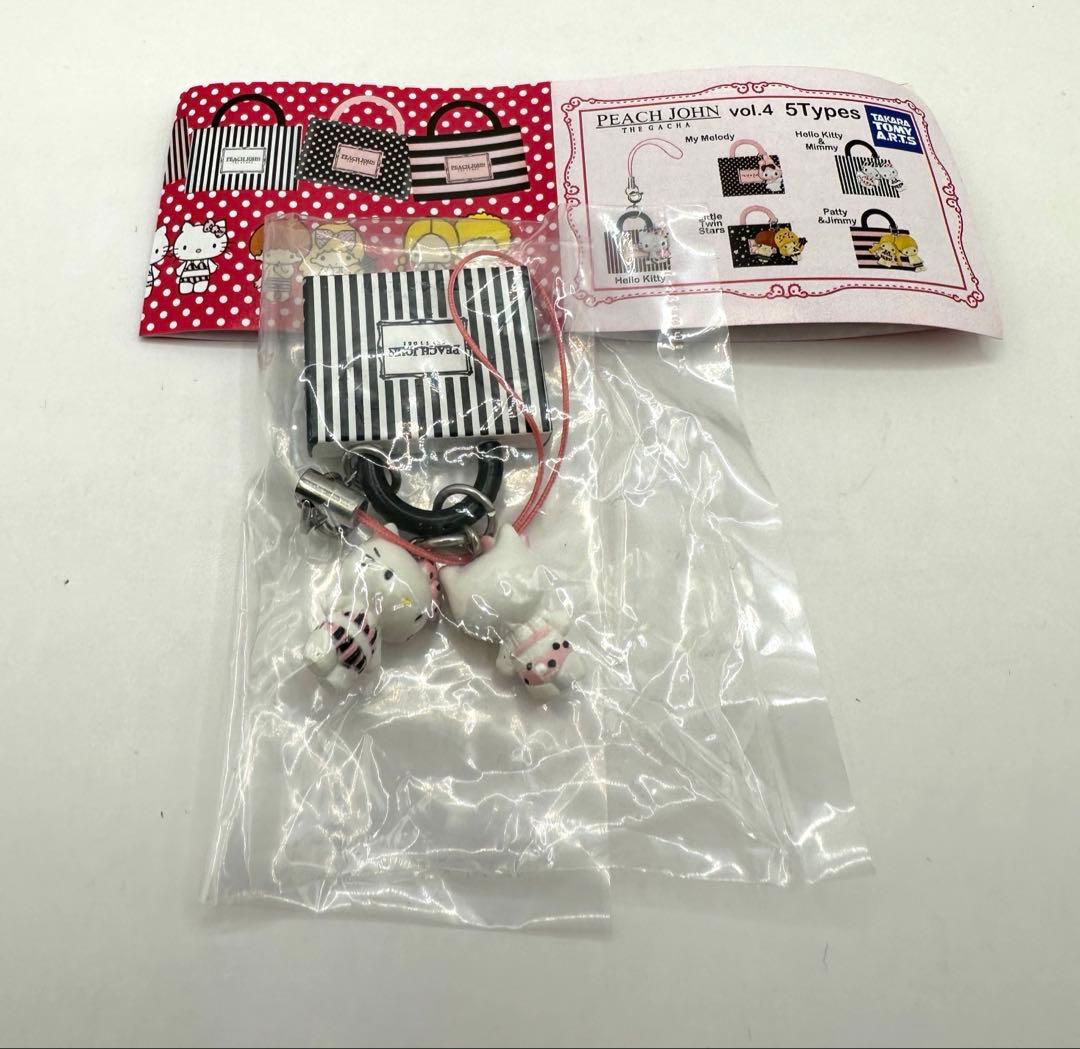 新品未開封　ピーチジョン　ハローキティ　ミミィ　ストラップ