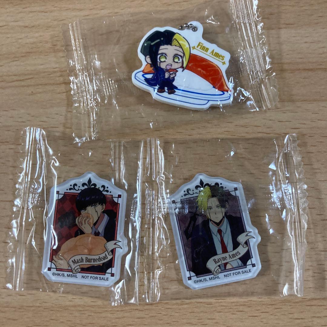 くら寿司 マッシュル びっくらポン 3点セット アクリルプレート